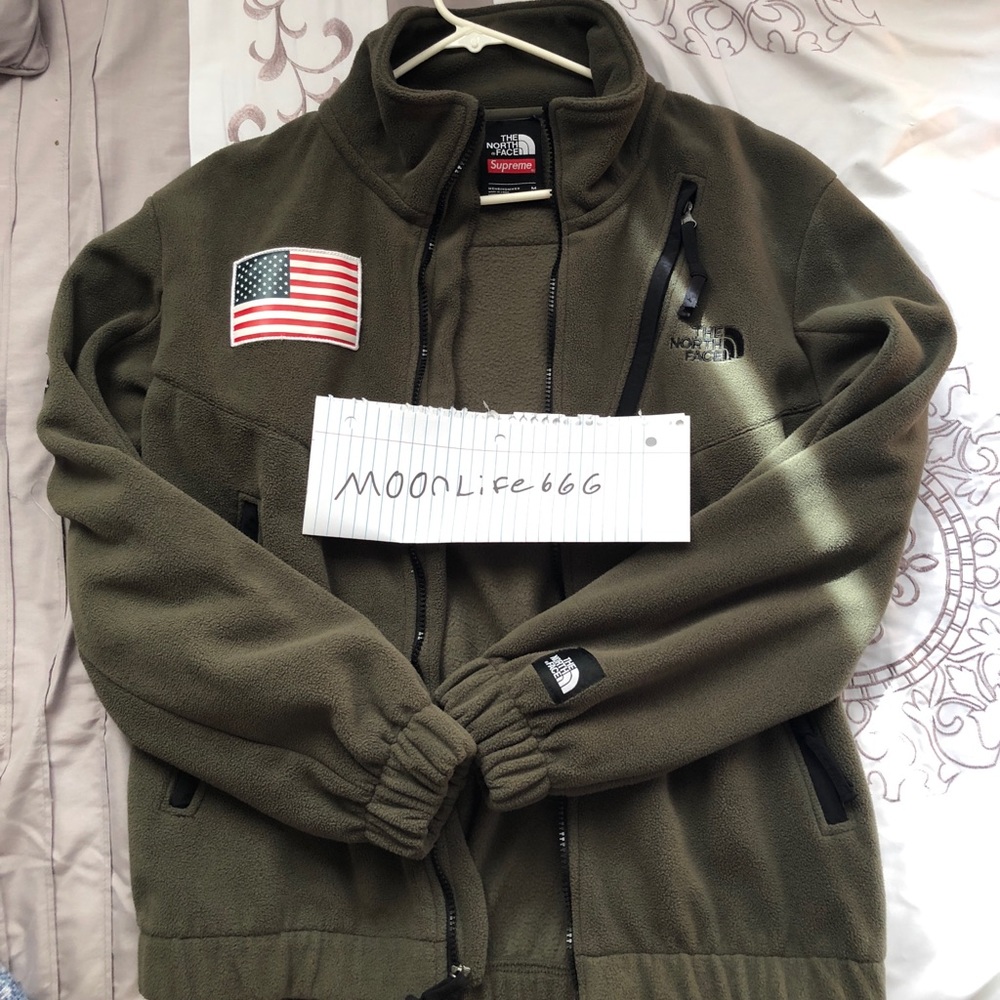 Supreme x the north face fleece jacket